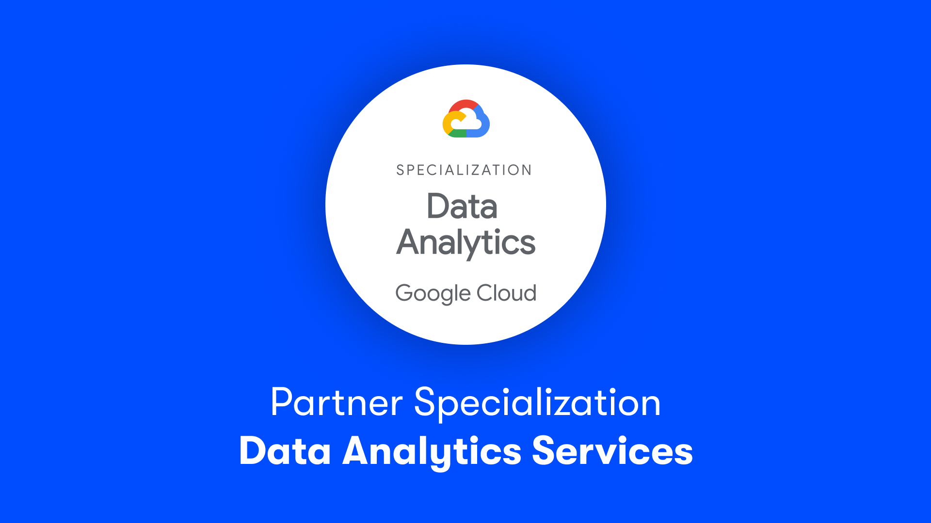 Alterdata uzyskuje specjalizację Data Analytics w programie Partnerskim Google Cloud