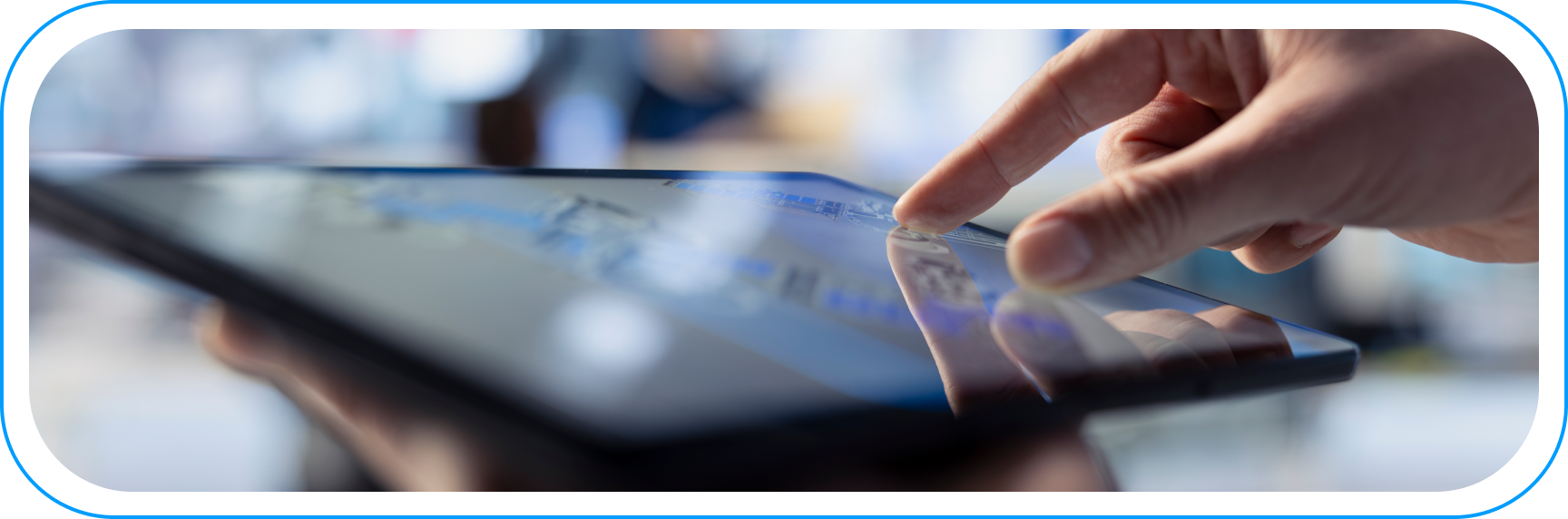 Touchscreen interaction with logistics data – digital transformation in operations