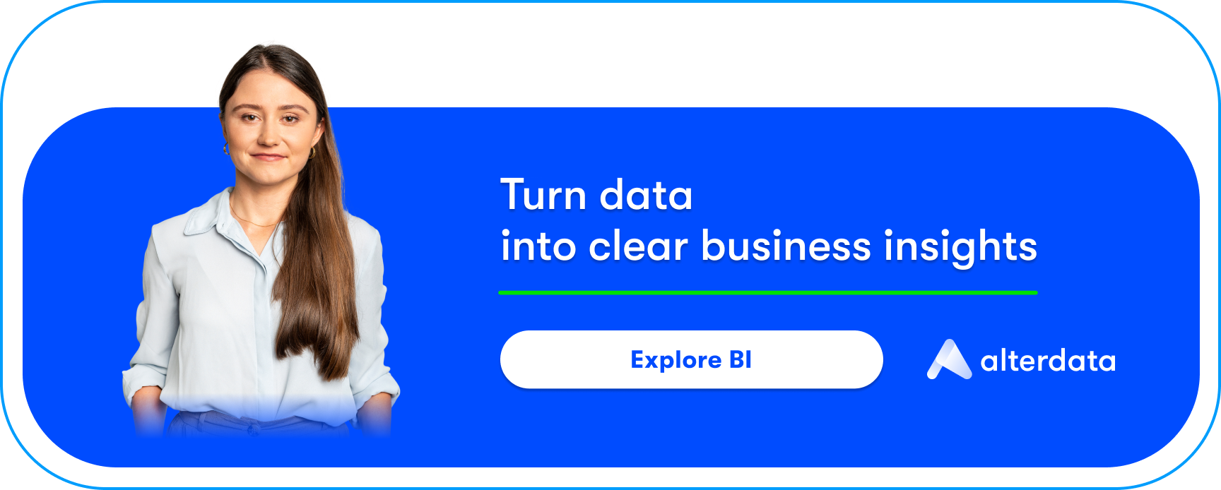 BI specialist demonstrating how to turn data into clear business insights